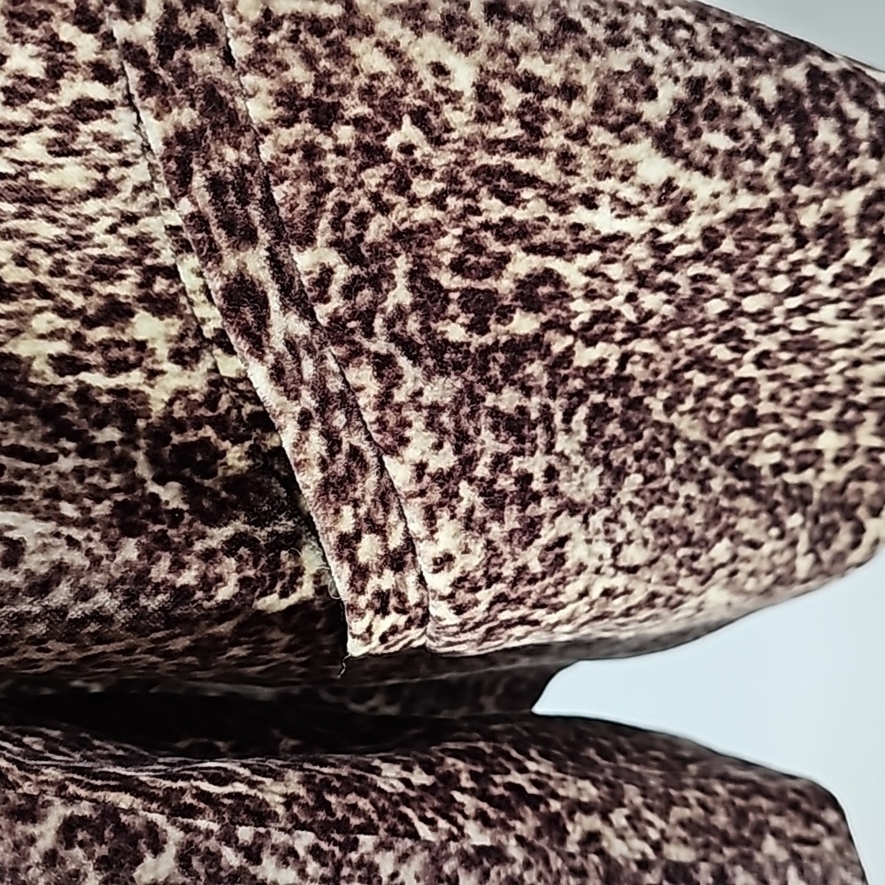 Talbots Classic Leopard Print Collared Lined Jack… - image 8